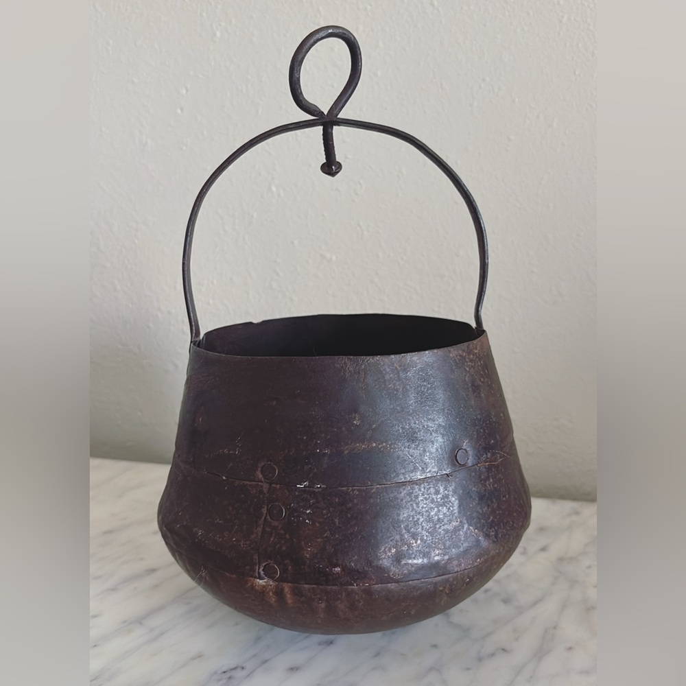 Arts and Crafts Reclaimed Metal Pot